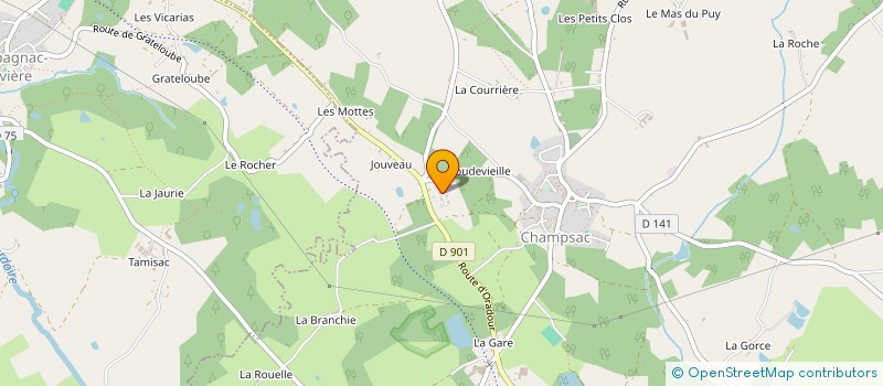 localisation de l'entreprise MONSIEUR MARCEL RAMAUD à CHALUS