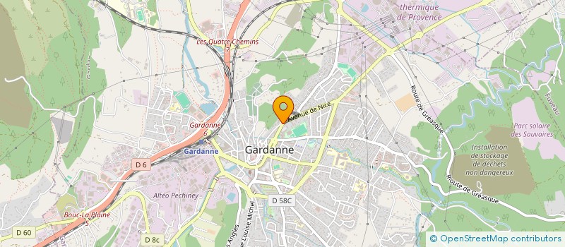 localisation de l'entreprise MONSIEUR MARCEL RANDI à GARDANNE