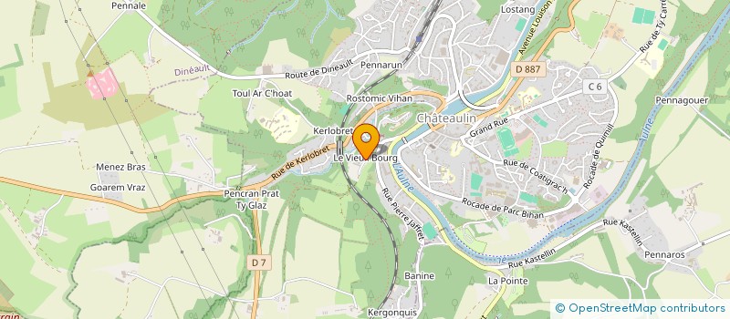 localisation de l'entreprise MONSIEUR MARCEL RANNOU  DINEAULT