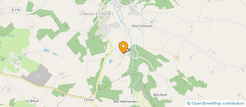 localisation de l'entreprise MONSIEUR MARCEL RASSAT à CHERVES-CHATELARS