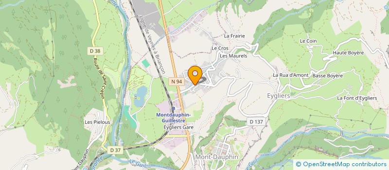 localisation de l'entreprise MONSIEUR MARCEL RATTIER à GUILLESTRE