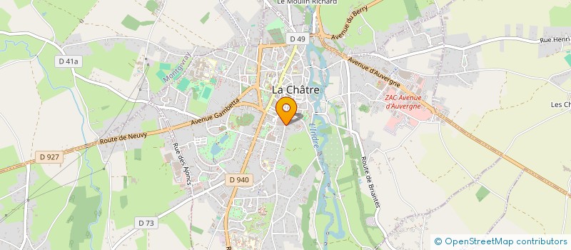 localisation de l'entreprise MONSIEUR MARCEL RAVIA à LA CHATRE