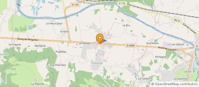 localisation de l'entreprise MONSIEUR MARCEL RAYMOND  TERRASSON LAVILLEDIEU