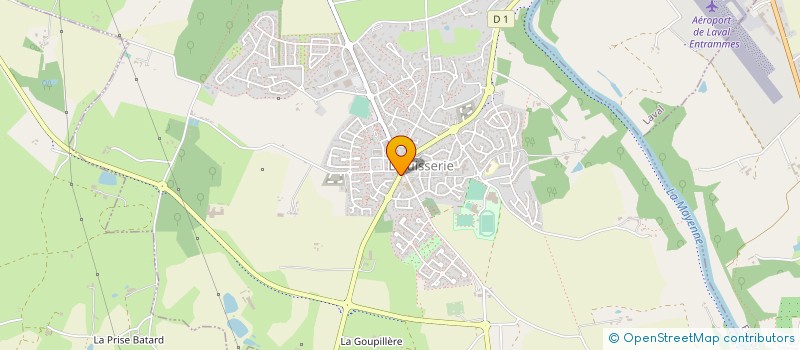 localisation de l'entreprise MONSIEUR MARCEL REAUTE à L'HUISSERIE