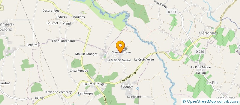 localisation de l'entreprise MONSIEUR MARCEL REGNIER  SOUSMOULINS