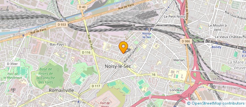 localisation de l'entreprise MONSIEUR MARCEL REGOUBY à NOISY-LE-SEC