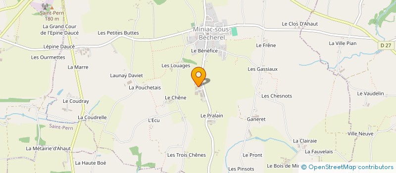 localisation de l'entreprise MONSIEUR MARCEL RENAIS à MINIAC-SOUS-BECHEREL