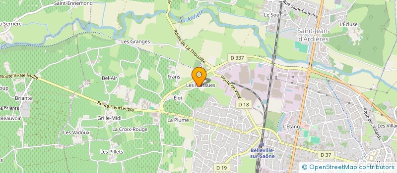 localisation de l'entreprise MONSIEUR MARCEL RENAUD à SAINT JEAN D'ARDIERES