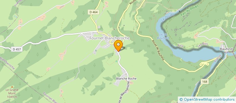 localisation de l'entreprise MONSIEUR MARCEL RENAUD  FOURNET-BLANCHEROCHE