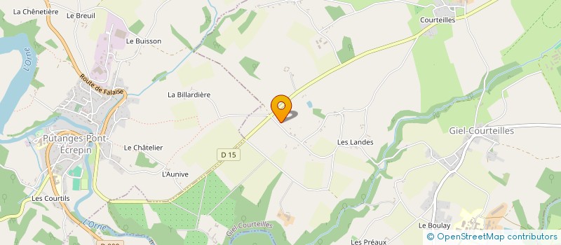 localisation de l'entreprise MONSIEUR MARCEL RETOUX à PUTANGES-LE-LAC