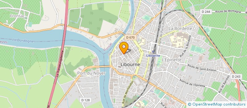 localisation de l'entreprise MONSIEUR MARCEL REVERSEAU  LIBOURNE