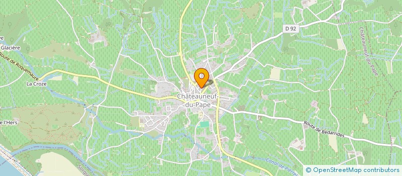localisation de l'entreprise MONSIEUR MARCEL REY  CHATEAUNEUF-DU-PAPE