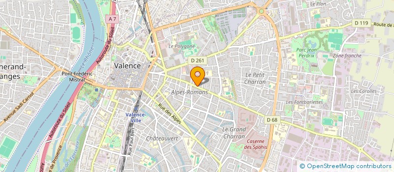 localisation de l'entreprise MONSIEUR MARCEL REYMOND à VALENCE