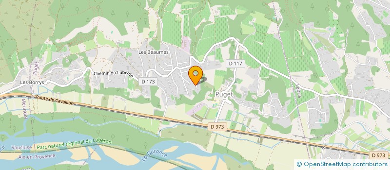 localisation de l'entreprise MONSIEUR MARCEL REYNAUD  PUGET