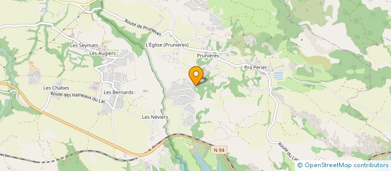 localisation de l'entreprise MONSIEUR MARCEL REYNIER à CHORGES
