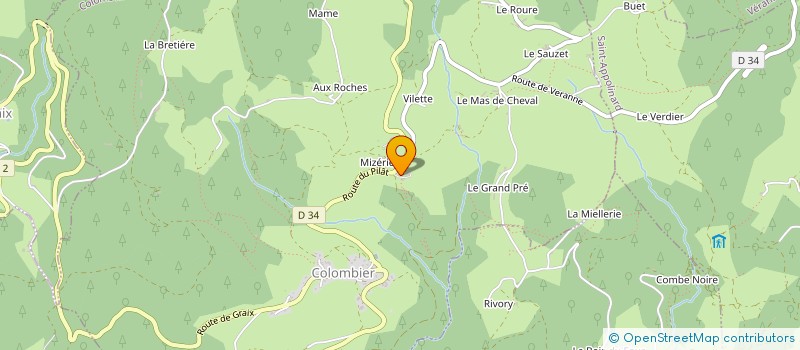 localisation de l'entreprise MONSIEUR MARCEL RICHARD  THELIS-LA-COMBE