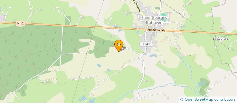 localisation de l'entreprise MONSIEUR MARCEL RIDEREAU  SAINT-GEORGES-BUTTAVENT