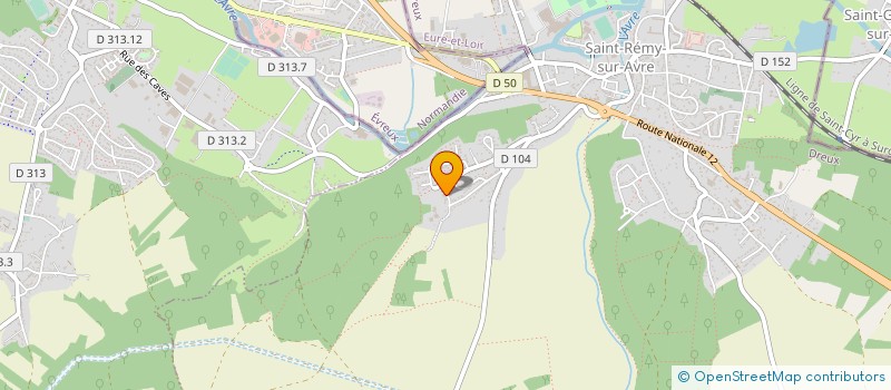 localisation de l'entreprise MONSIEUR MARCEL RIFFET à SAINT-REMY-SUR-AVRE