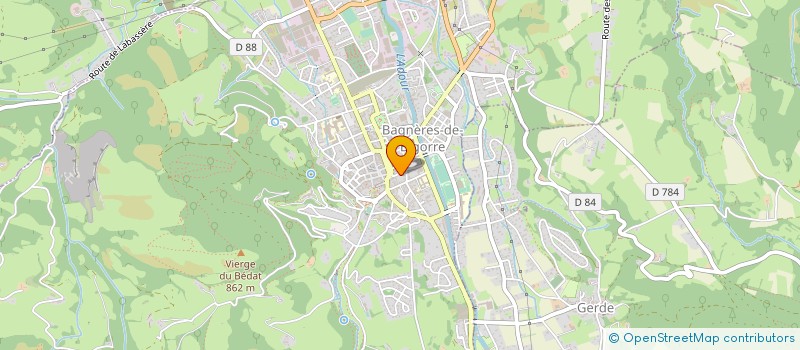 localisation de l'entreprise MONSIEUR MARCEL RIGAL  BAGNERES-DE-BIGORRE