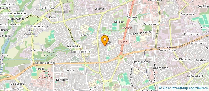 localisation de l'entreprise MONSIEUR MARCEL RIOU à BREST