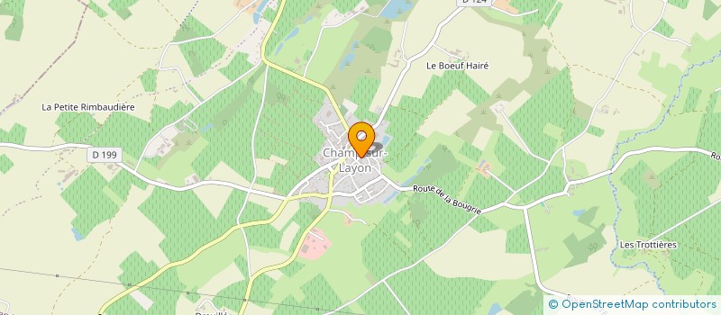 localisation de l'entreprise MONSIEUR MARCEL ROCHAIS  BELLEVIGNE-EN-LAYON