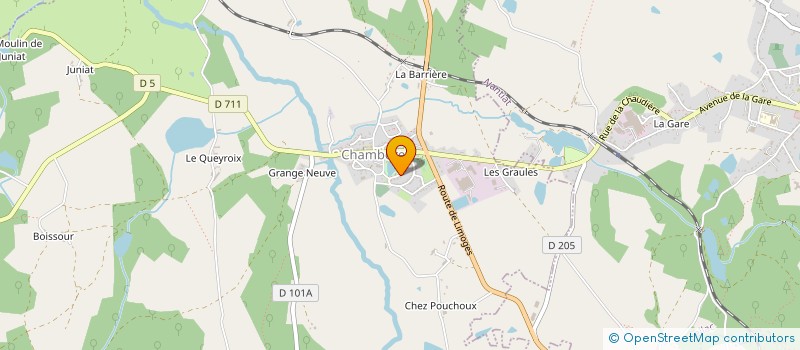 localisation de l'entreprise MONSIEUR MARCEL ROCHEREAU à CHAMBORET
