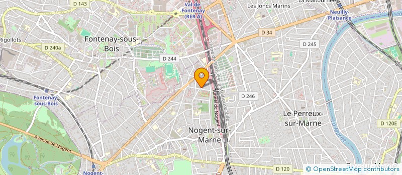 localisation de l'entreprise MONSIEUR MARCEL RODRIGUEZ  NOGENT-SUR-MARNE