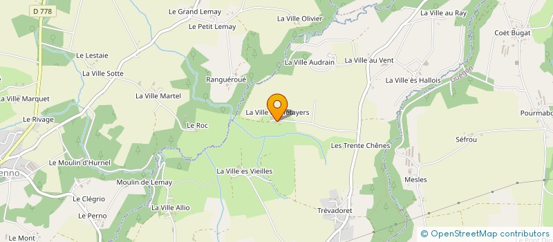 localisation de l'entreprise MONSIEUR MARCEL ROHEL à CRUGUEL