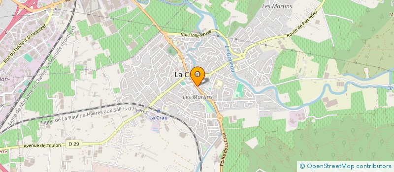 localisation de l'entreprise MONSIEUR MARCEL ROMANO  LA CRAU