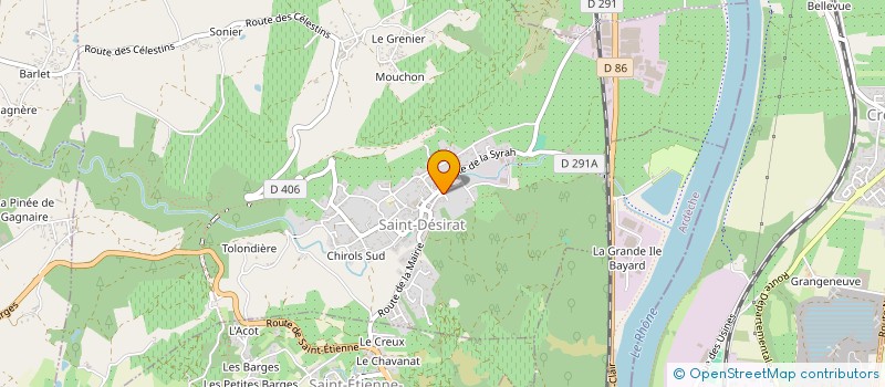 localisation de l'entreprise MONSIEUR MARCEL ROUCHON  SAINT-DESIRAT