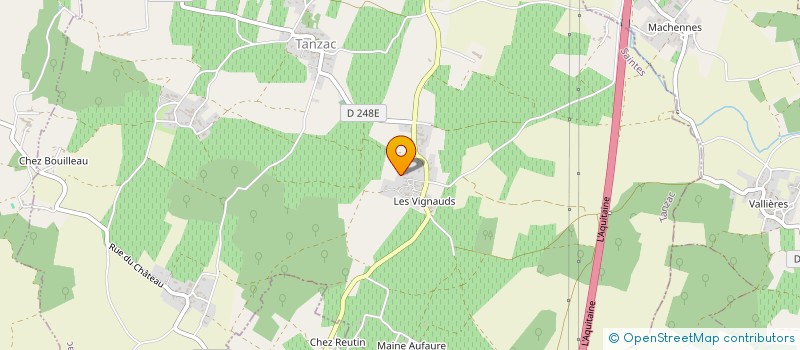 localisation de l'entreprise MONSIEUR MARCEL ROUFFINEAU  TANZAC