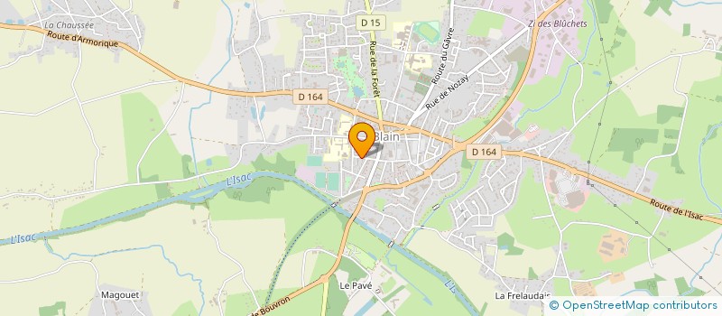 localisation de l'entreprise MONSIEUR MARCEL ROUSSEAU à BLAIN