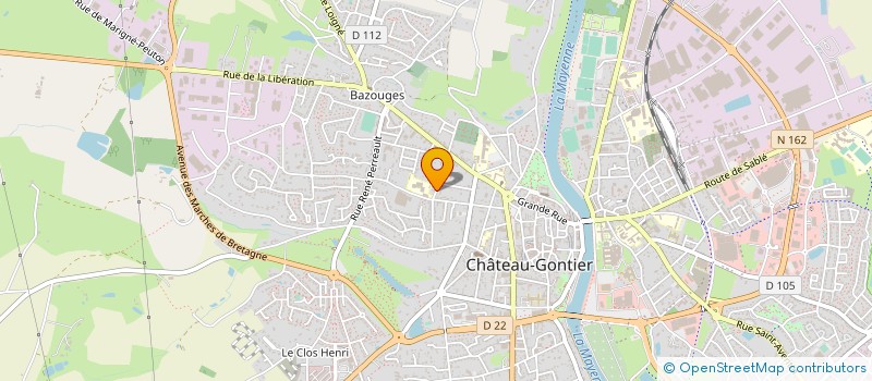 localisation de l'entreprise MONSIEUR MARCEL ROUSSEAU à CHATEAU-GONTIER-SUR-MAYENNE