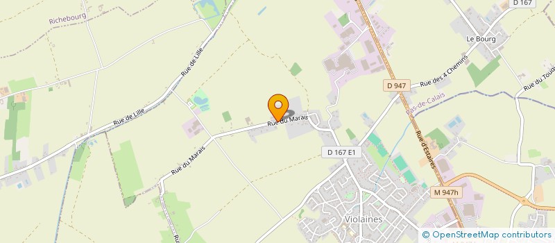 localisation de l'entreprise MONSIEUR MARCEL ROUSSEAU  VIOLAINES