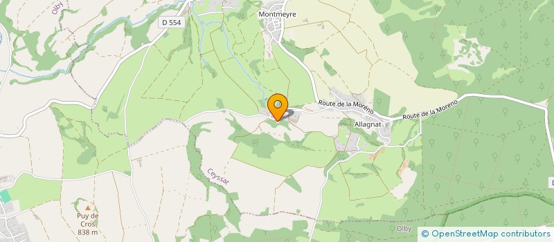 localisation de l'entreprise MONSIEUR MARCEL ROUSSEL  ROCHEFORT MONTAGNE