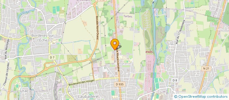 localisation de l'entreprise MONSIEUR MARCEL ROUTYA  BORDERES-SUR-L'ECHEZ