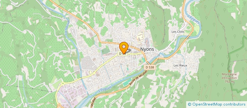 localisation de l'entreprise MONSIEUR MARCEL ROUX à NYONS