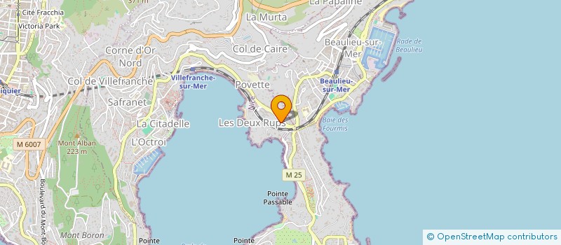 localisation de l'entreprise MONSIEUR MARCEL RUEDA MAYO à VILLEFRANCHE SUR MER