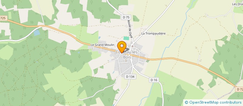 localisation de l'entreprise MONSIEUR MARCEL SADON  COUSSAY-LES-BOIS