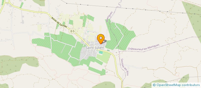 localisation de l'entreprise MONSIEUR MARCEL SAGE  MARTIGUES