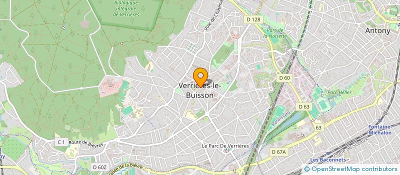 localisation de l'entreprise MONSIEUR MARCEL SAGNIER à VERRIERES-LE-BUISSON
