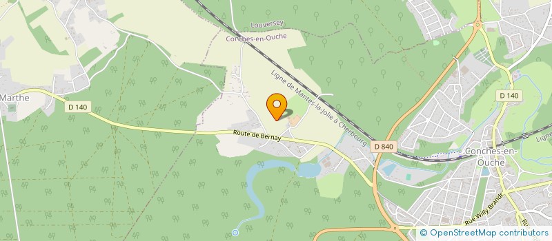 localisation de l'entreprise MONSIEUR MARCEL SANZ HERNANDEZ  CONCHES EN OUCHE