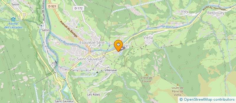 localisation de l'entreprise MONSIEUR MARCEL SARRAUSTE  LUZ-SAINT-SAUVEUR