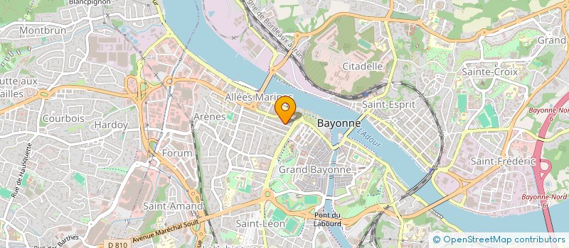 localisation de l'entreprise MONSIEUR MARCEL SAUSSIE à BAYONNE
