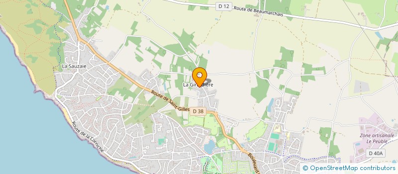 localisation de l'entreprise MONSIEUR MARCEL SAUVAGET à BRETIGNOLLES-SUR-MER