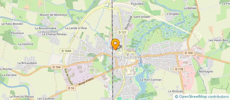 localisation de l'entreprise MONSIEUR MARCEL SAUVOUREL-LEBRETON à NORT-SUR-ERDRE