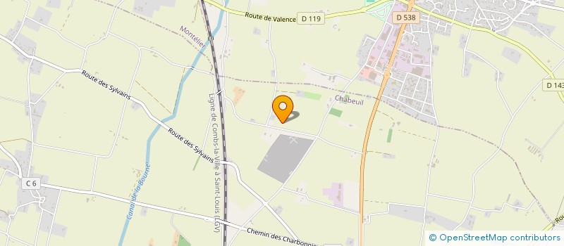 localisation de l'entreprise MONSIEUR MARCEL SAYN à CHABEUIL