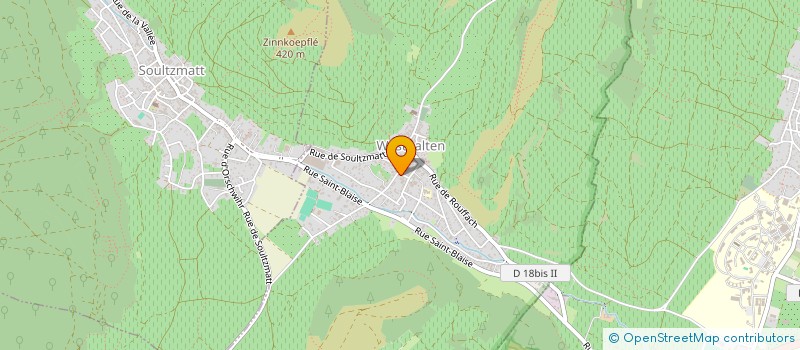 localisation de l'entreprise MONSIEUR MARCEL SCHATZ  WESTHALTEN