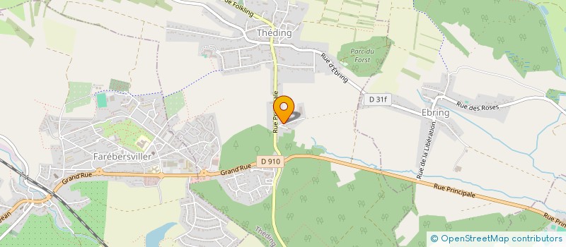 localisation de l'entreprise MONSIEUR MARCEL SCHMITT  THEDING