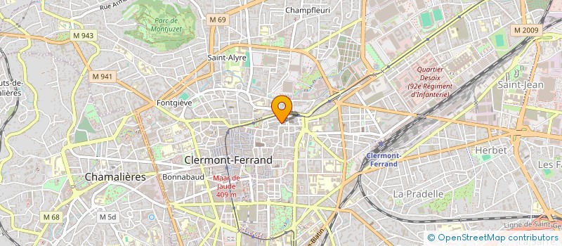 localisation de l'entreprise MONSIEUR MARCEL SERGERE  CLERMONT-FERRAND